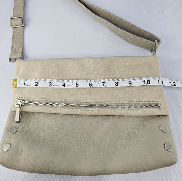 Hammitt VIP Medium Leather Purse Pewter/Brushed Silver - Picture 11 of 14